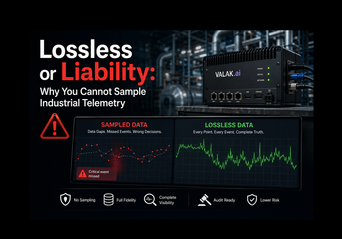 Lossless or Liability: Why You Cannot Sample Industrial Telemetry