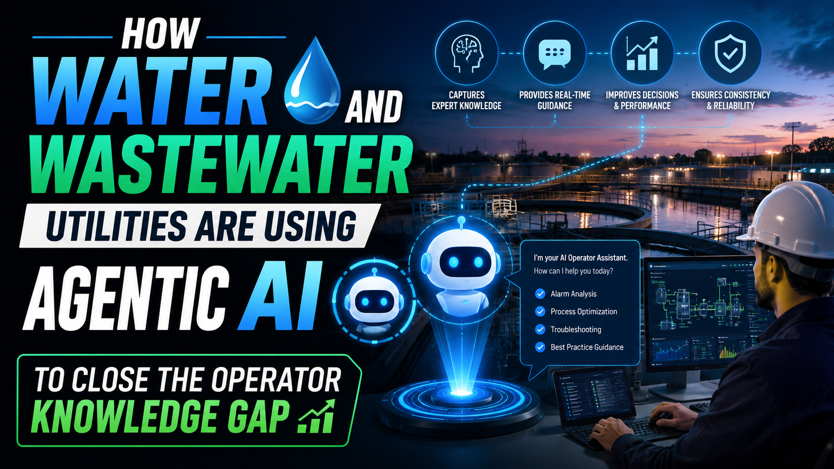How Water and Wastewater Utilities Are Using Agentic AI to Close the Operator Knowledge Gap
