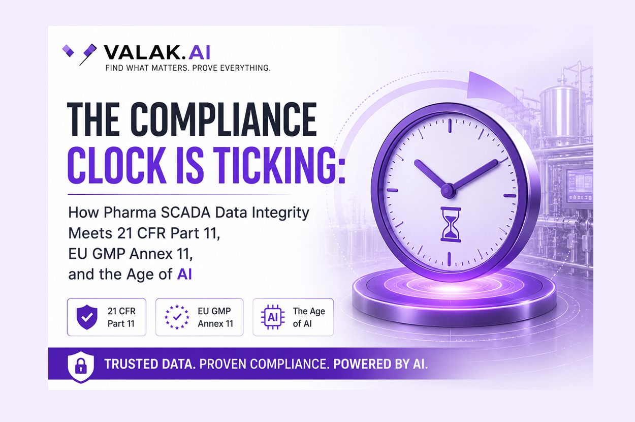 The Compliance Clock Is Ticking: How Pharma SCADA Data Integrity Meets 21 CFR Part 11, EU GMP Annex 11, and the Age of AI